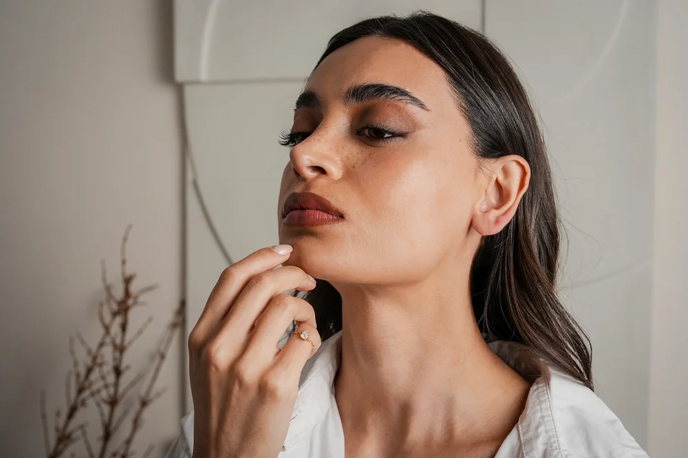 Linked Pear Ring